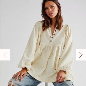 Free People Covered In Tunic Top